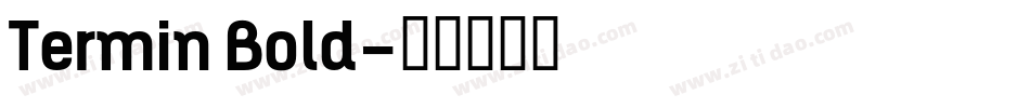 Termin Bold字体转换